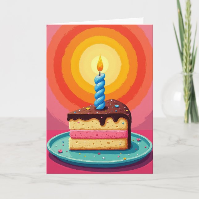 Layer Cake Birthday Card (Front)