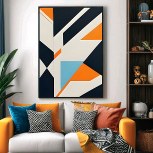 Layered Abstract  Geometry Poster