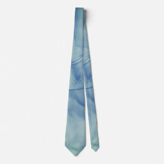 Layered Aqua Neck Tie