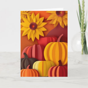 Layered Autumn Harvest Celebration Card