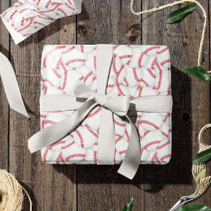 Baseball Vintage Gift Wrap 