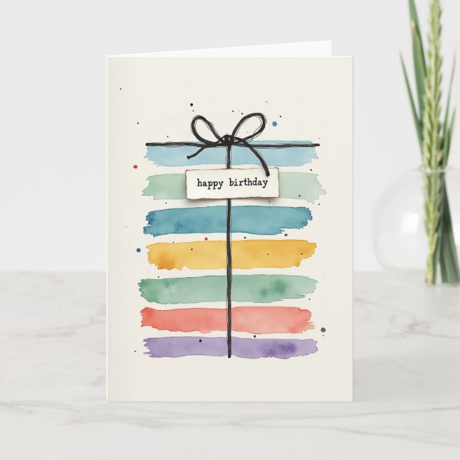 Layered Birthday Card (Front)