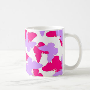 Layered Butterflies Coffee Mug