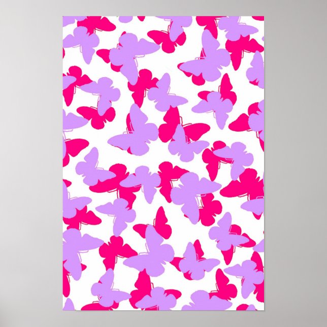 Layered Butterflies Poster (Front)