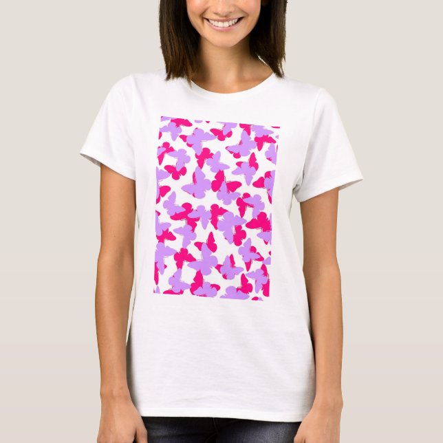 Layered Butterflies T-Shirt (Front)