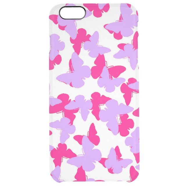 Layered Butterflies Uncommon iPhone Case (Back)