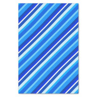 Pale blue and white candy stripes tissue paper