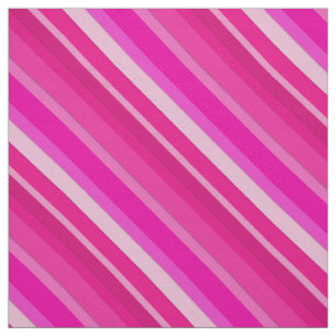 Layered candy stripes - pink and fuchsia fabric