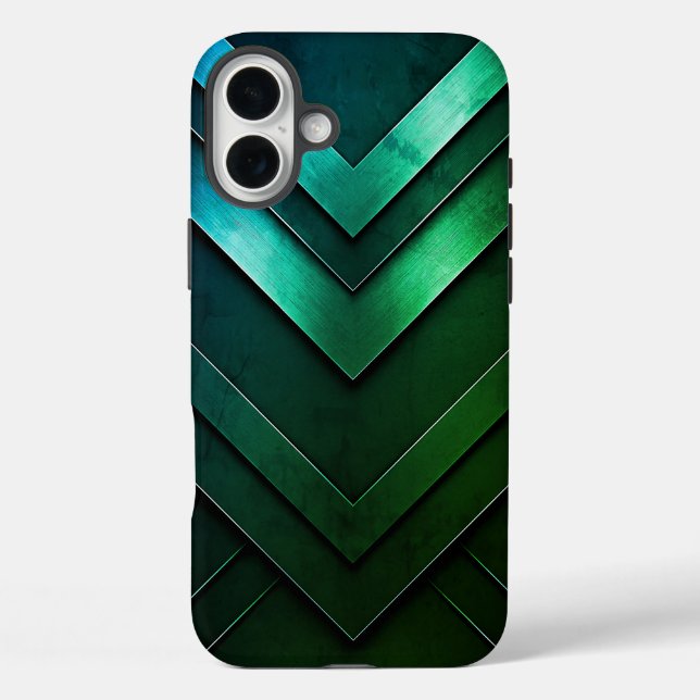 Layered Chevron Abstract Design Case-Mate iPhone Case (Back)