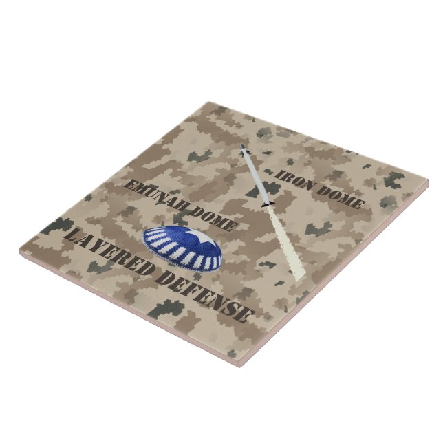 Layered Defense Ceramic Tile (Side)