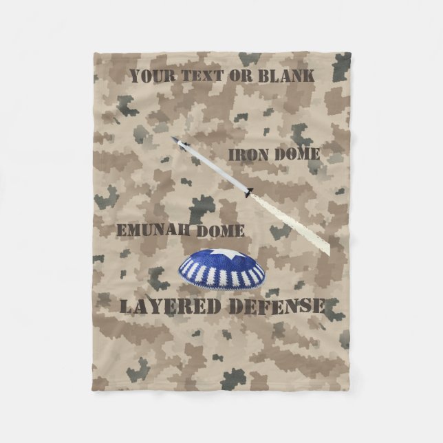Layered Defense Fleece Blanket (Front)