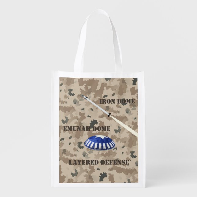 Layered Defense Reusable Grocery Bag (Front)