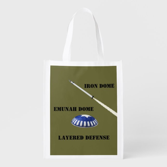 Layered Defense Reusable Grocery Bag (Front)