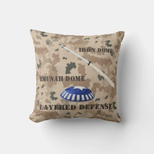 Layered Defense Throw Pillow
