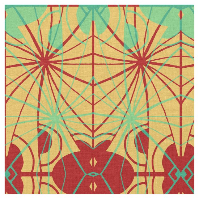 Layered Geometrics Fabric (Close Up)