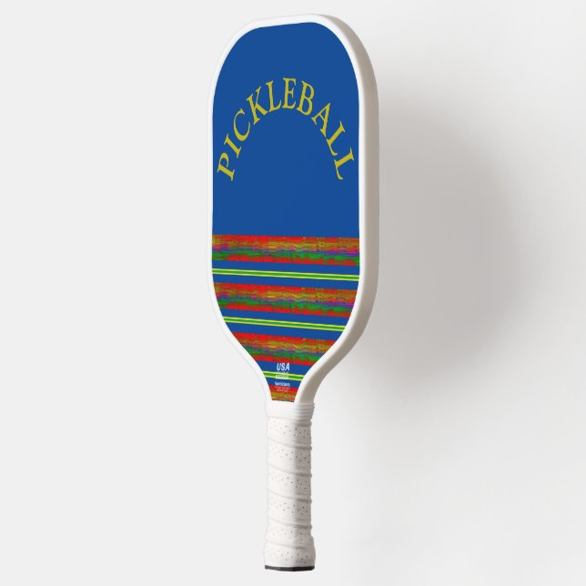 "Layered in Color"  Carbon Fiber Pickleball Paddle (Left)