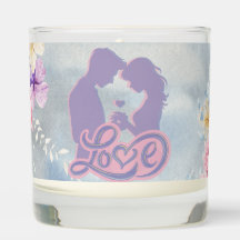 Layered Love Jar Candle - Unique Valentine's Gift