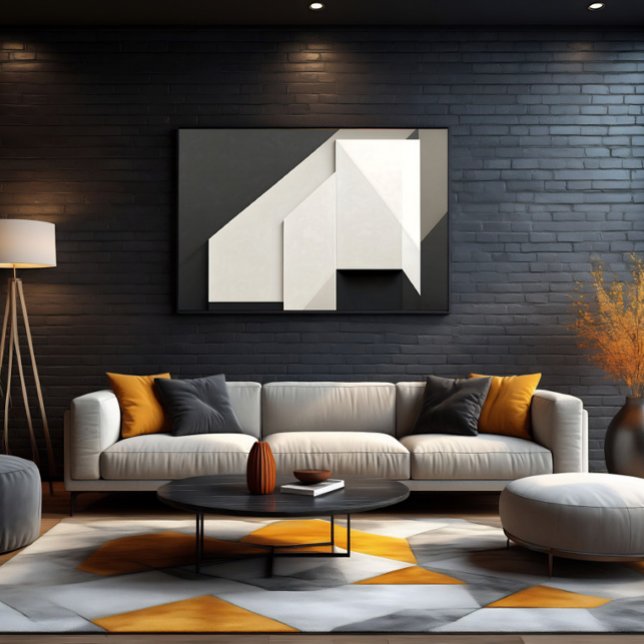 Layered Minimalist Abstract Art Canvas Print (Creator Uploaded)