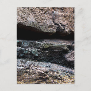 Layered Mossy Rocks Close-Up – Athens Georgia Postcard