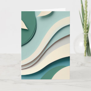 Layered Paper Cutout Harmony Card