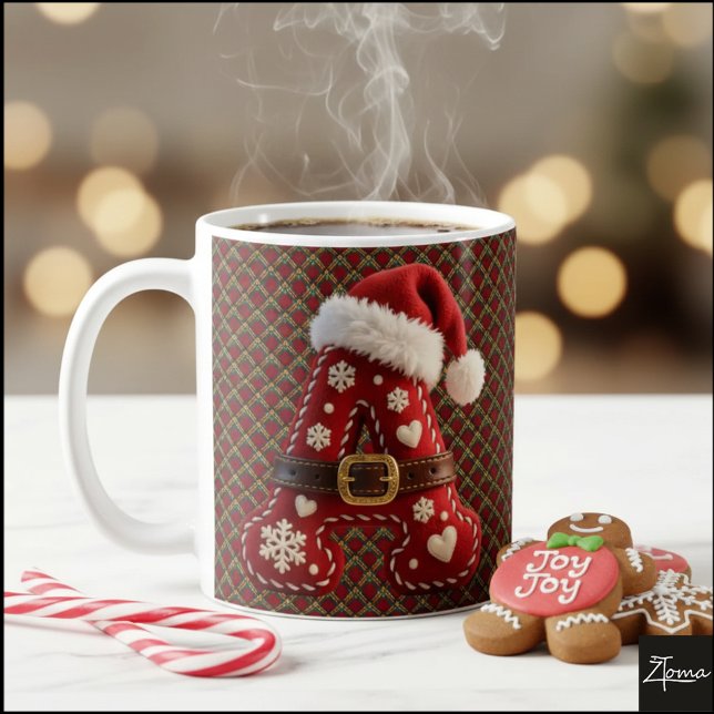 Layered Pastel Gold Trim Letter A Coffee Mug (Creator Uploaded)