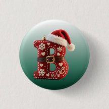 Layered Pastel Gold Trim Letter B