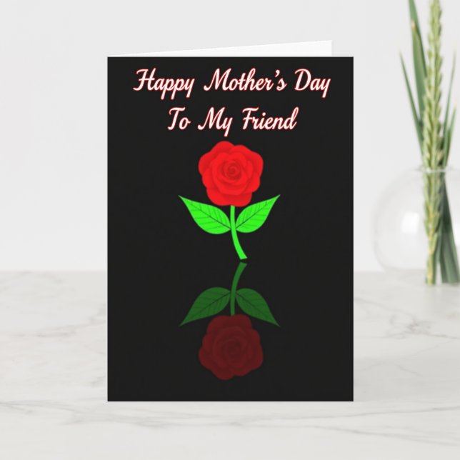 Layered Petal Mothers Day Card (Front)
