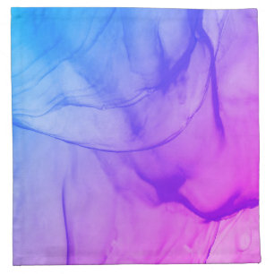 Layered Purple Cloth Napkin