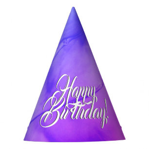 Layered Purple Party Hat