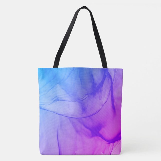Layered Purple Tote Bag (Front)
