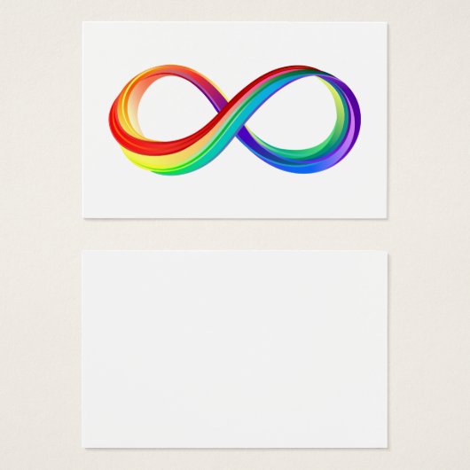 Layered Rainbow Infinity Symbol (Front & Back)