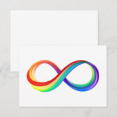 Layered Rainbow Infinity Symbol (Front/Back)