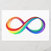 Layered Rainbow Infinity Symbol (Front)