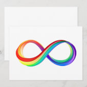 Layered Rainbow Infinity Symbol (Front/Back)