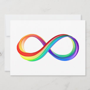 Layered Rainbow Infinity Symbol