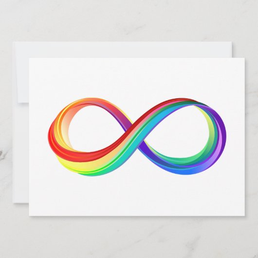 Layered Rainbow Infinity Symbol (Front)