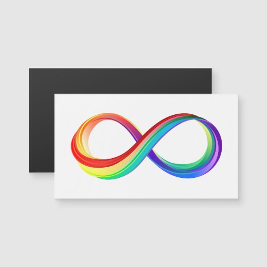 Layered Rainbow Infinity Symbol (Front/Back)