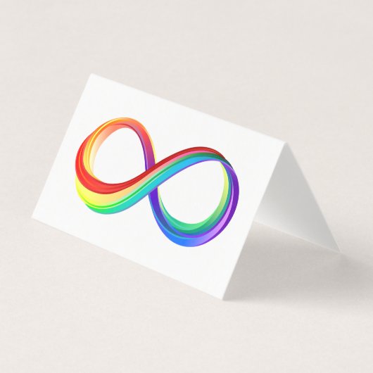 Layered Rainbow Infinity Symbol (Front)
