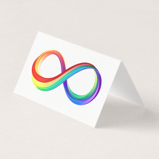 Layered Rainbow Infinity Symbol (Back)