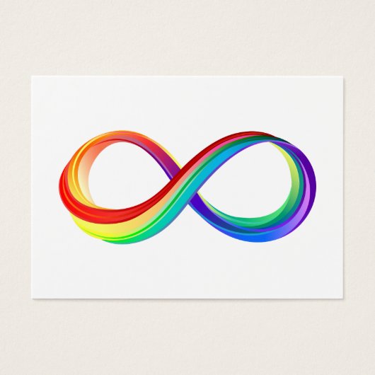 Layered Rainbow Infinity Symbol (Front)
