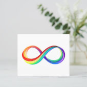 Layered Rainbow Infinity Symbol (Standing Front)