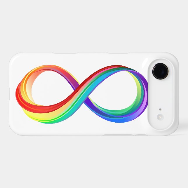 Layered Rainbow Infinity Symbol Case-Mate iPhone Case (Back (Horizontal))