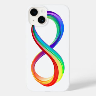 Layered Rainbow Infinity Symbol Case-Mate iPhone 14 Case