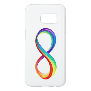 Layered Rainbow Infinity Symbol Samsung Galaxy S7 Case
