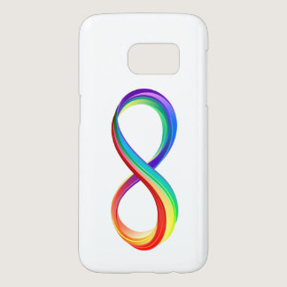Layered Rainbow Infinity Symbol Samsung Galaxy S7 Case