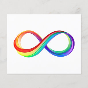 Layered Rainbow Infinity Symbol Flyer