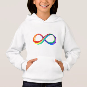 Layered Rainbow Infinity Symbol Hoodie