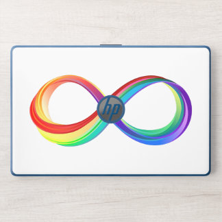 Layered Rainbow Infinity Symbol HP Laptop Skin