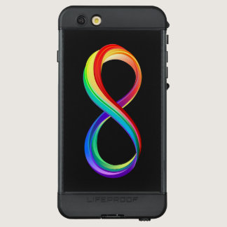 Layered Rainbow Infinity Symbol LifeProof NÜÜD iPhone 6s Plus Case