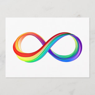 Layered Rainbow Infinity Symbol Menu